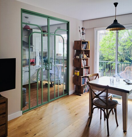 Double Porte à galandage Art-Déco à Puteaux