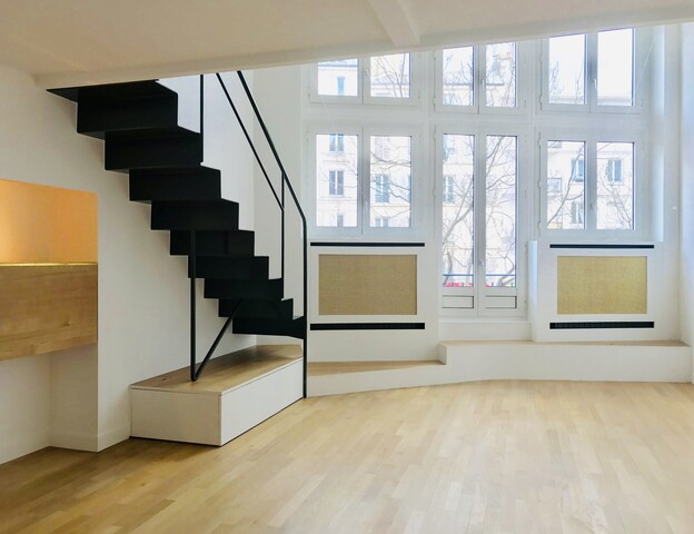 Escalier et Garde-Corps en acier noir