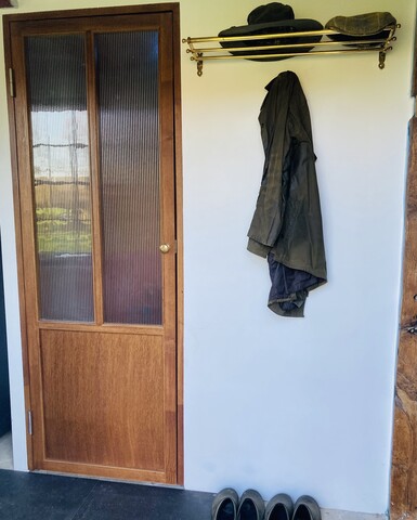 Porte en chêne massif