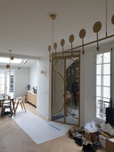 Réalisation sur mesure couleur laiton