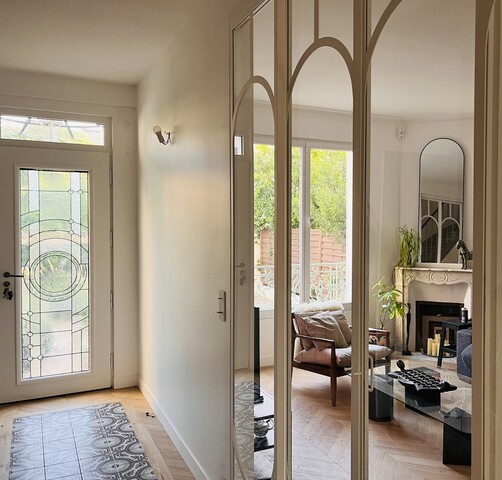 Verrière Blanche Art Déco