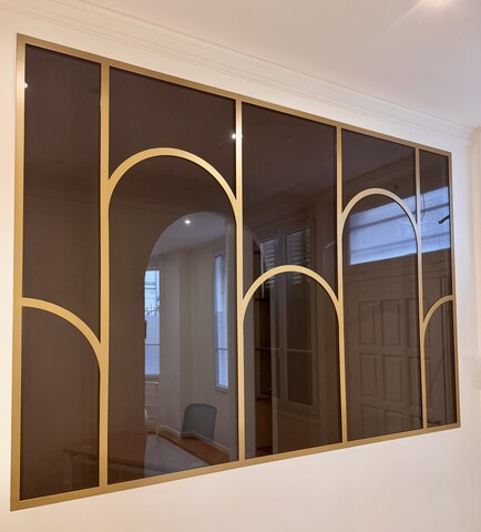 Verrière bronze Art Déco