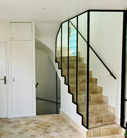 Verrière d'escalier sur mesure à Boulogne-Billancourt
