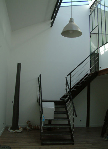 Verrière d'intérieur et escalier