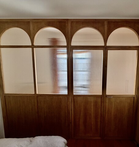 Verrière en chêne massif