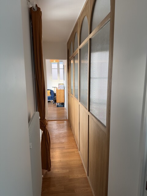 Verrière en chêne massif