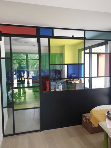 Verrière style Mondrian