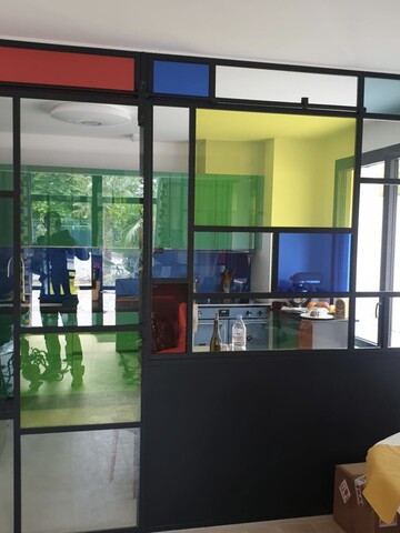 Verrière style Mondrian